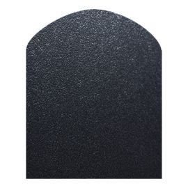 Притопочный лист Ogner 2380-01 (1000*1000) черный Радиальный
