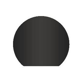 Притопочный лист 2209-01 (900*800) черный радиусный